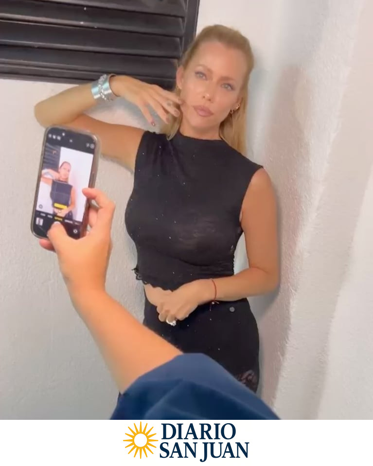 Nicole Neumann con encaje y brillos. (Foto: Instagram/@nikitaneumannoficial)